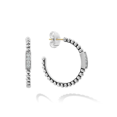 18K Sterling Silver/Yellow Diamond Earrings - Tapper's Jewelry 