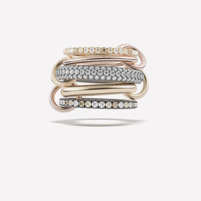 18K Sterling Silver/Yellow Diamond Ring - Tapper's Jewelry 