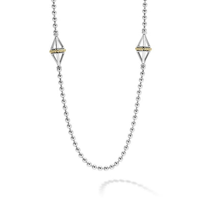 18K Sterling Silver/Yellow Necklace - Tapper's Jewelry 