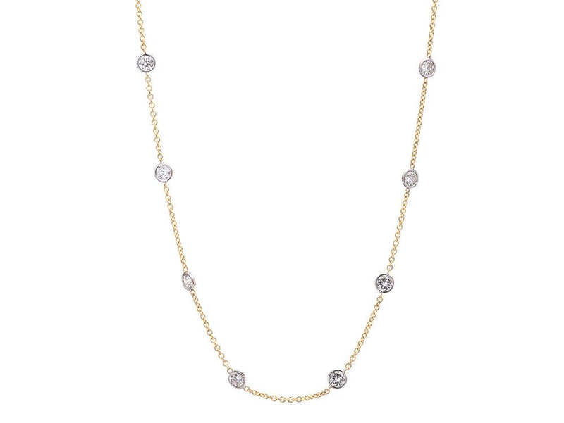 Two tone cz white kundan choker necklace set dj-36896 – dreamjwell