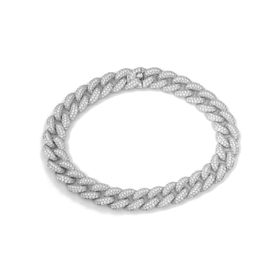 18K White Gold Diamond Bracelet - Tapper's Jewelry 