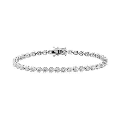 18K White Gold Diamond Bracelet