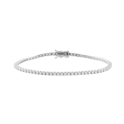 18K WHITE GOLD DIAMOND BRACELET