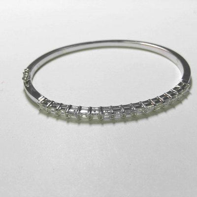 18K White Gold Diamond Bracelet - Tapper's Jewelry 