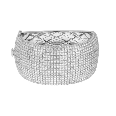 18K White Gold Diamond Bracelet - Tapper's Jewelry 