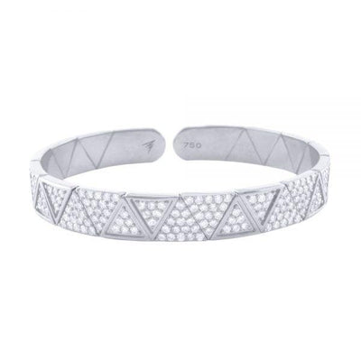 18K White Gold Diamond Bracelet - Tapper's Jewelry 