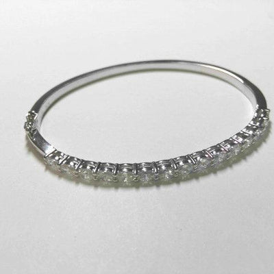 18K White Gold Diamond Bracelet - Tapper's Jewelry 