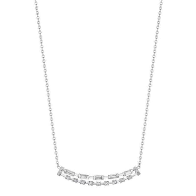 18K WHITE GOLD DIAMOND NECKLACE - Tapper's Jewelry 