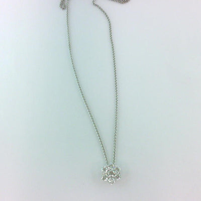 18K White Gold Diamond Necklace - Tapper's Jewelry 