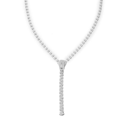 18K White Gold Diamond Necklace - Tapper's Jewelry 