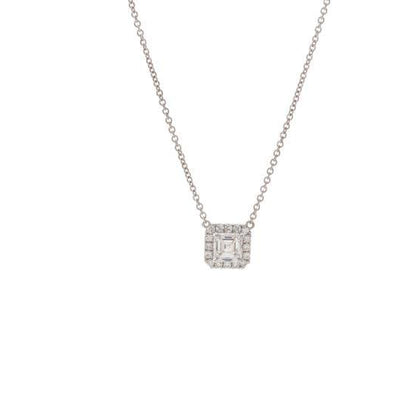18K WHITE GOLD DIAMOND NECKLACE - Tapper's Jewelry 