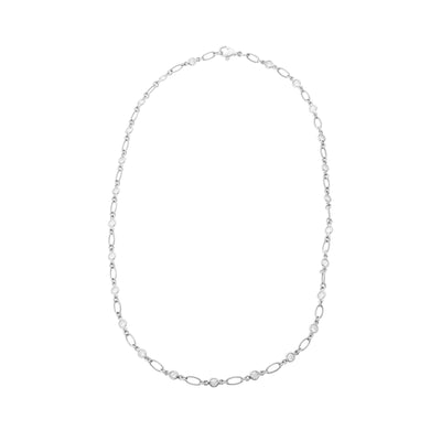 18K White Gold Diamond Necklace - Tapper's Jewelry 