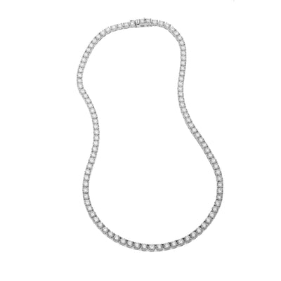 18K White Gold Diamond Necklace