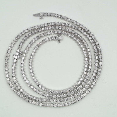 18K White Gold Diamond Necklace - Tapper's Jewelry 