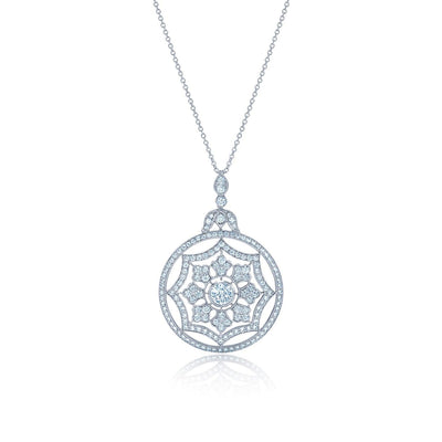 18K White Gold Diamond Necklace - Tapper's Jewelry 