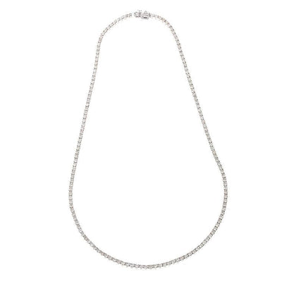 18K White Gold Diamond Necklace - Tapper's Jewelry 