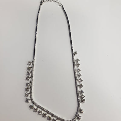 18K White Gold Diamond Necklace - Tapper's Jewelry 