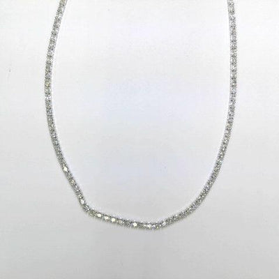 18K White Gold Diamond Necklace - Tapper's Jewelry 