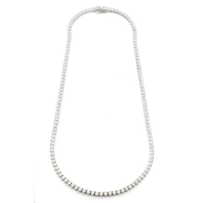 18K White Gold Diamond Necklace - Tapper's Jewelry 