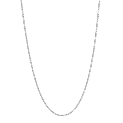 18K White Gold Diamond Necklace - Tapper's Jewelry 