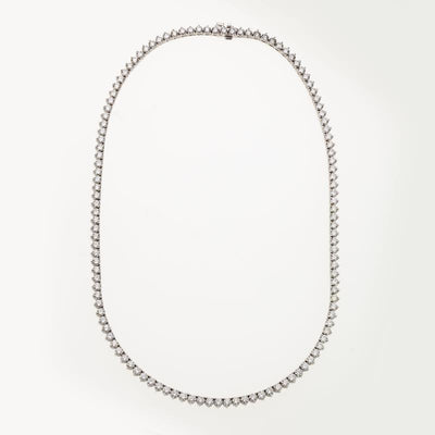 18K White Gold Diamond Necklace - Tapper's Jewelry 