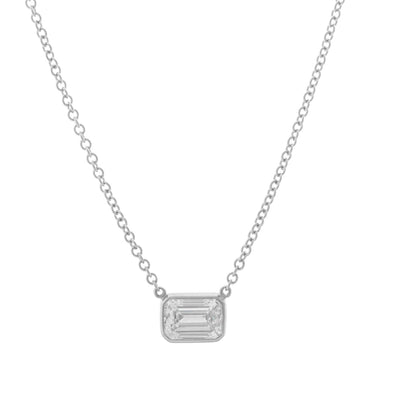 18K White Gold Diamond Necklace - Tapper's Jewelry 
