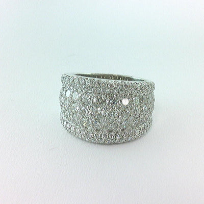 18K White Gold Diamond Ring - Tapper's Jewelry 