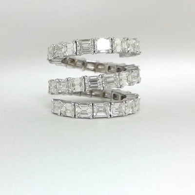 18K White Gold Diamond Ring - Tapper's Jewelry 