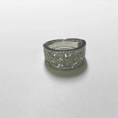18K White Gold Diamond Ring - Tapper's Jewelry 