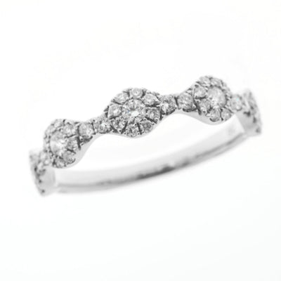 18K White Gold Diamond Ring - Tapper's Jewelry 