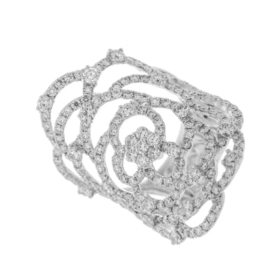 18K White Gold Diamond Ring - Tapper's Jewelry 