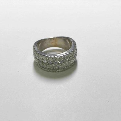 18K White Gold Diamond Ring - Tapper's Jewelry 