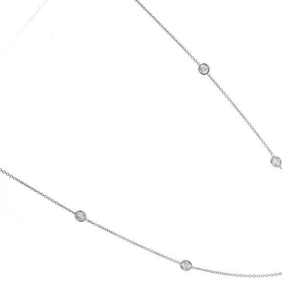 18K White Gold Necklace - Tapper's Jewelry 