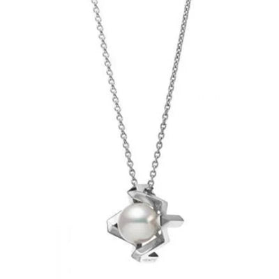 18K WHITE GOLD PEARL NECKLACE - Tapper's Jewelry 
