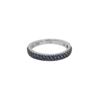 18K White Gold Sapphire Ring - Tapper's Jewelry 