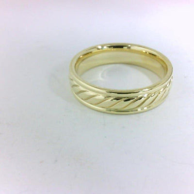 18K Yellow Gold Band - Tapper's Jewelry 