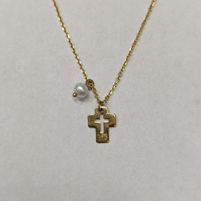 18K Yellow Gold Cultured Pearl Necklace - Tapper's Jewelry 