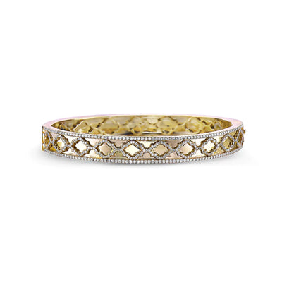 18K Yellow Gold Diamond Bracelet - Tapper's Jewelry 