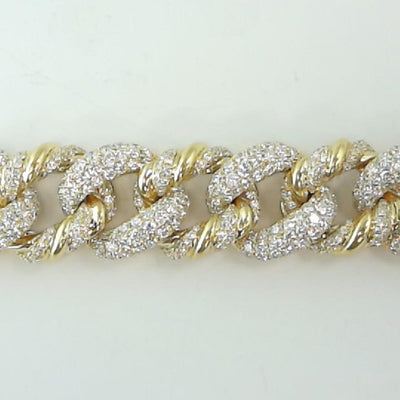 18K Yellow Gold Diamond Bracelet
