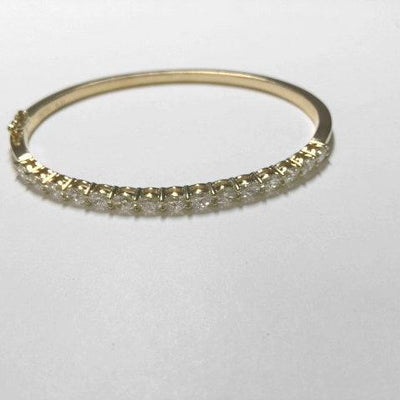 18K Yellow Gold Diamond Bracelet - Tapper's Jewelry 