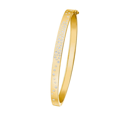 18K Yellow Gold Diamond Bracelet - Tapper's Jewelry 