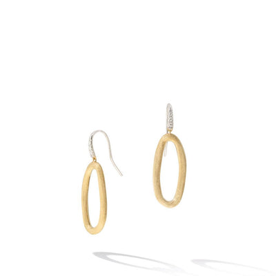 18K Yellow Gold Diamond Earrings - Tapper's Jewelry 