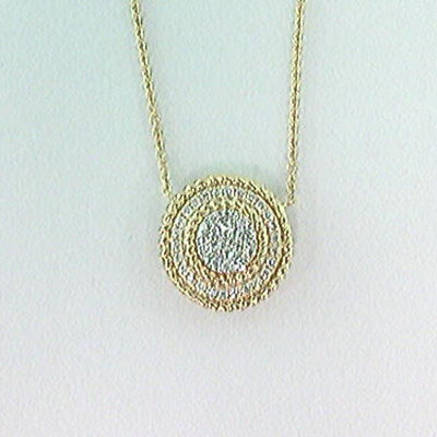 18K Yellow Gold Diamond Necklace - Tapper's Jewelry 