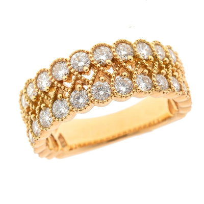 18K Yellow Gold Diamond Ring - Tapper's Jewelry 
