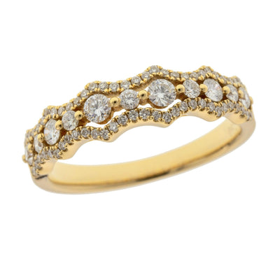 18K Yellow Gold Diamond Ring - Tapper's Jewelry 