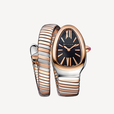 35MM STAINLESS STEEL AND GOLD WATCH - Tapper's Jewelry 