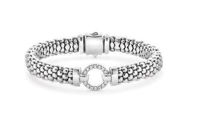 9MM DIAMOND CIRCLE CAVIAR BRACELET - Tapper's Jewelry 