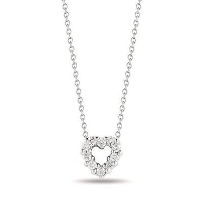 18 KARAT DIAMOND BABY HEART NECKLACE - Tapper's Jewelry 