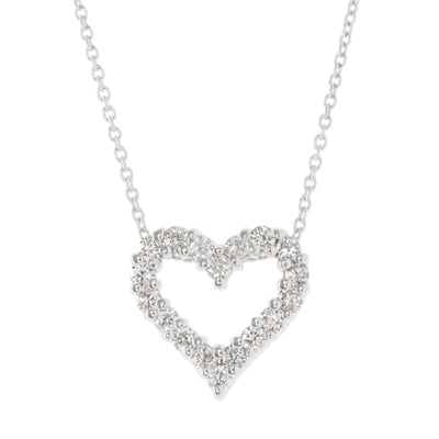 Diamond Heart 14k Gold Diamond Necklace
