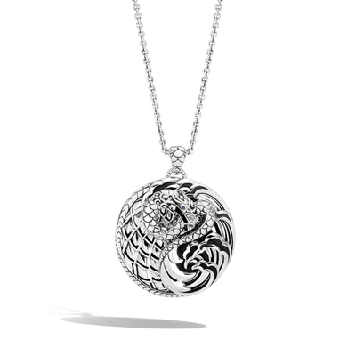 STERLING SILVER SAPPHIRE NECKLACE